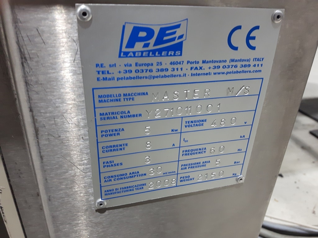 Etiquetadora PE Labelers Master M/S 770/8T/3S-2E