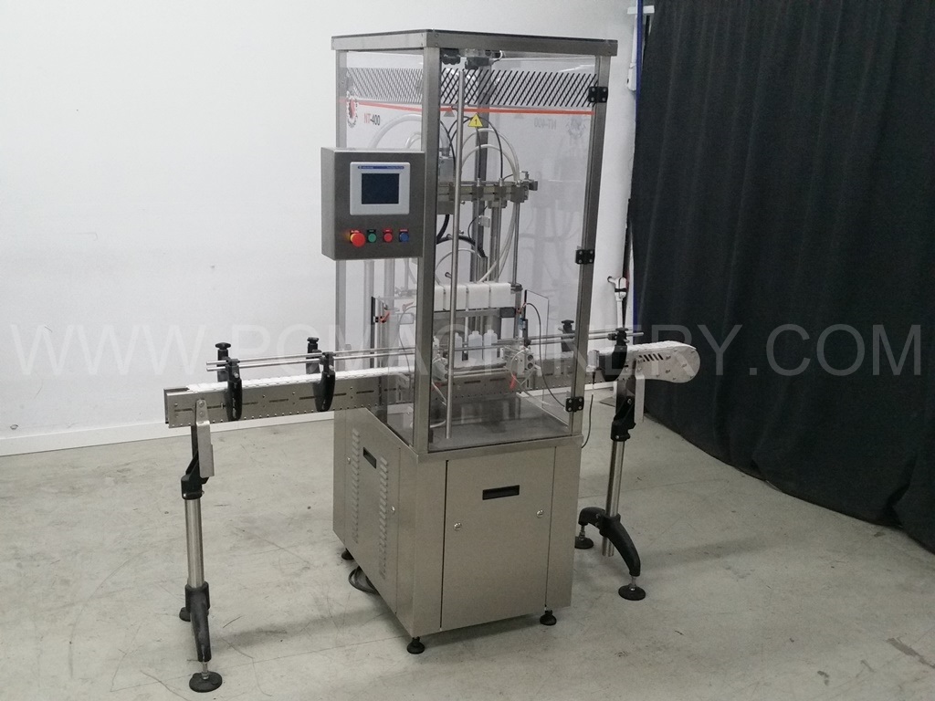 New PCM inline 4 station bottle cleaner model RS-NT400 with ionized air system