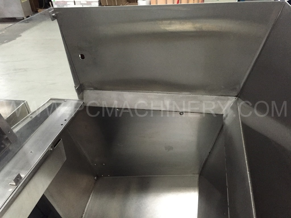 Used PCM cap elevator hopper stainless steel *used tested*